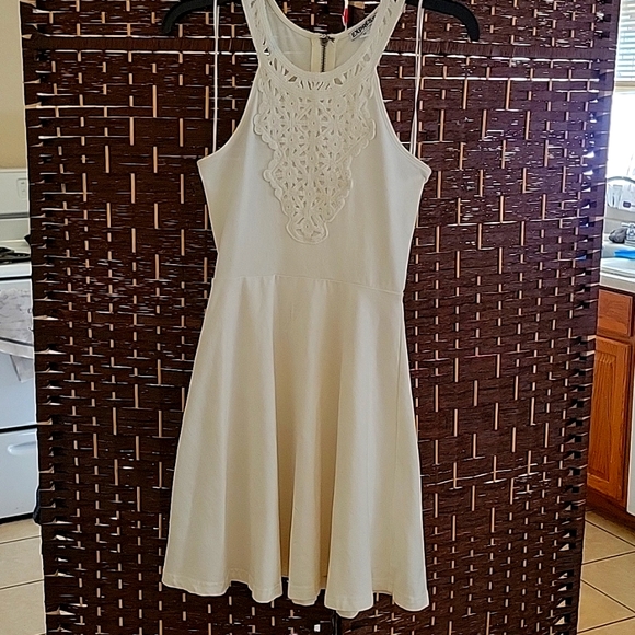 Express Dresses & Skirts - Cute Mini Dress with lace front